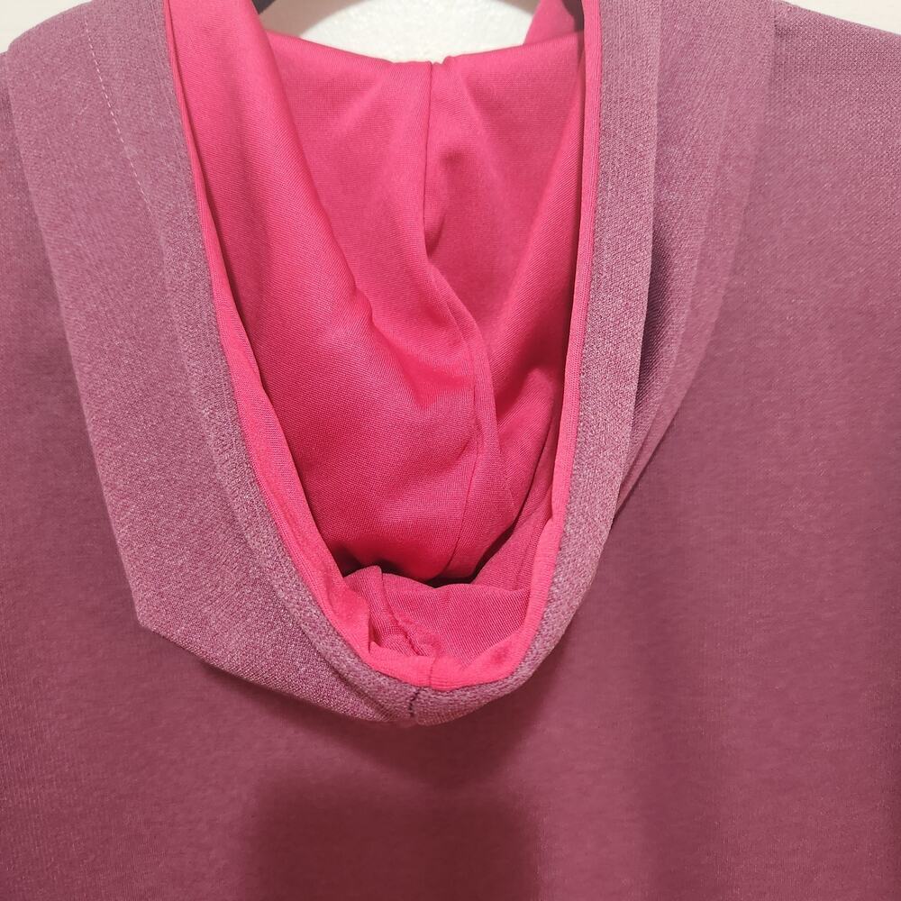 Six Flags Super Girl Hoodie Pink Six Flags Spell Out Thumb Holes Small Pullover - Picture 6 of 10